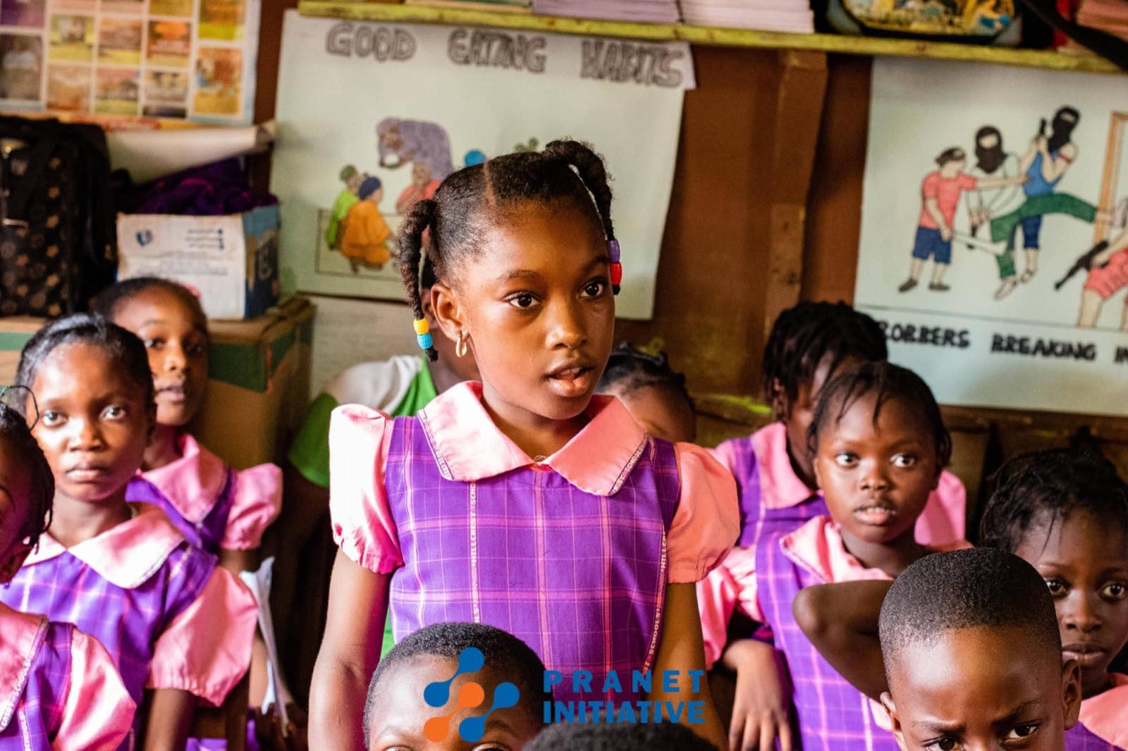 A pupil listening during a lesson